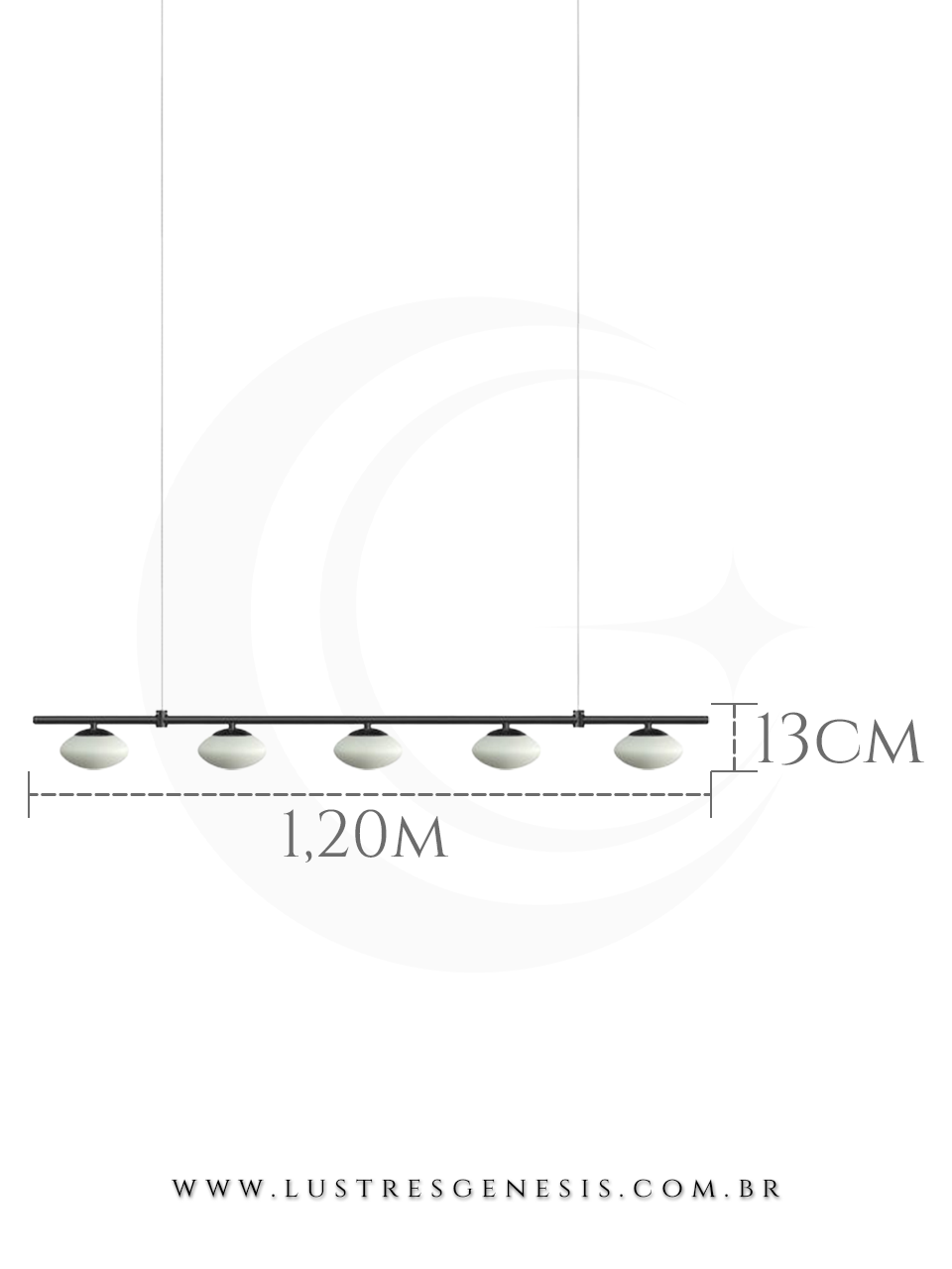 Lustre Pendente Jabuticaba Jou Vidro Fosco Branco Luminaria para Quarto Casal, Suite Master, Sala de Jantar e Mesa Sala de Jantar